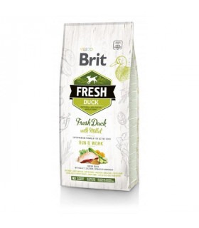 Корм сухий Brit Fresh Duck Millet Active Run & Work для дорослих активних собак з качкою та пшоном Brit Fresh - 1 - 