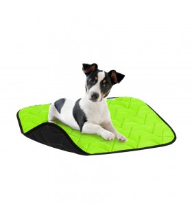 Підстилка AiryVest для собак, салатова-чорна, розмір S, 55х40 см AiryVest - 1 - 4823089311807