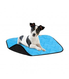 Підстилка AiryVest для собак, блакитна-чорна, розмір M, 80х55 см AiryVest - 1 - 4823089311838